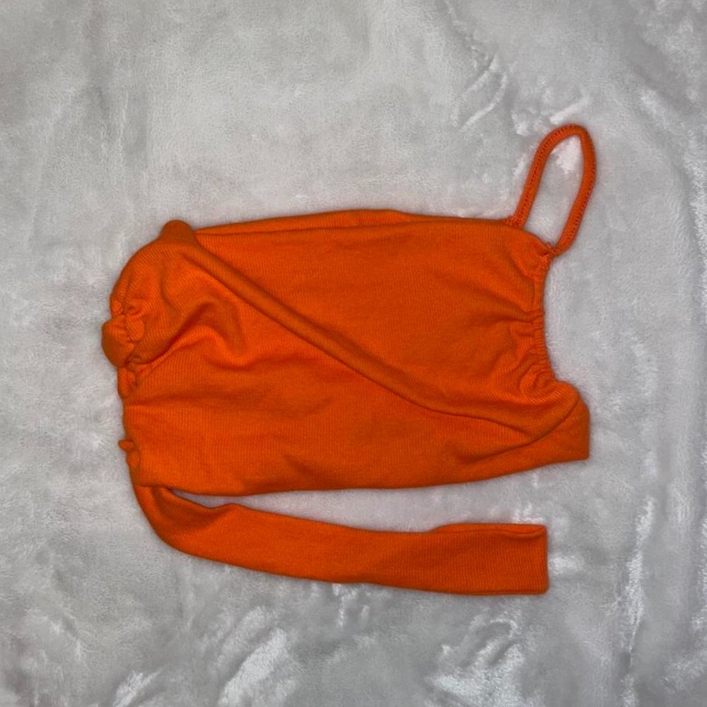 SHEIN One shoulder cropped going out top